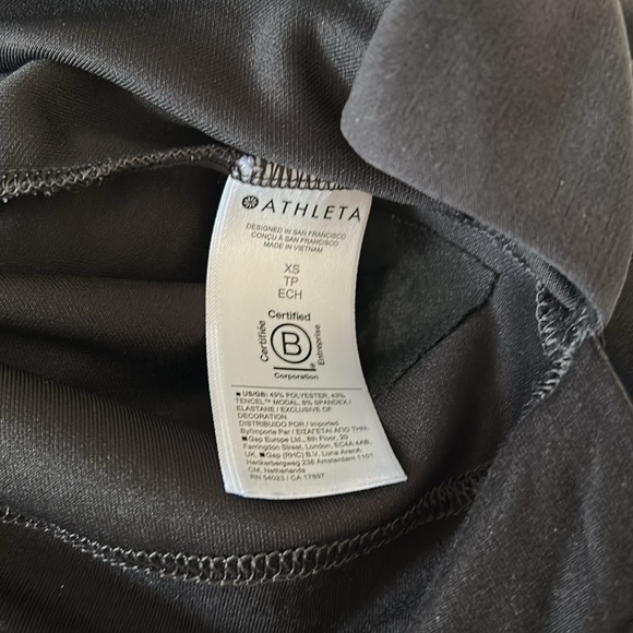 Athleta Seasoft luxe 1/4 zip Black size XS - Picture 3 of 4